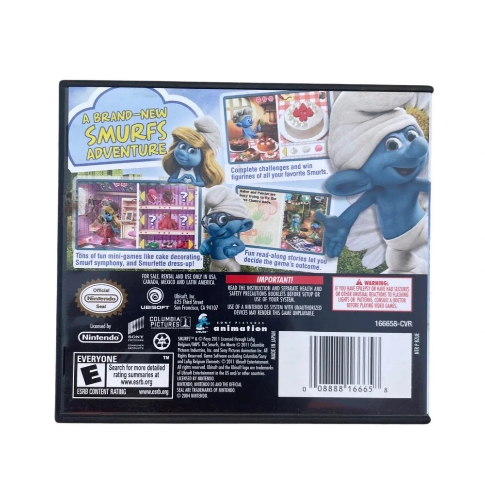 Nintendo smurfs ds